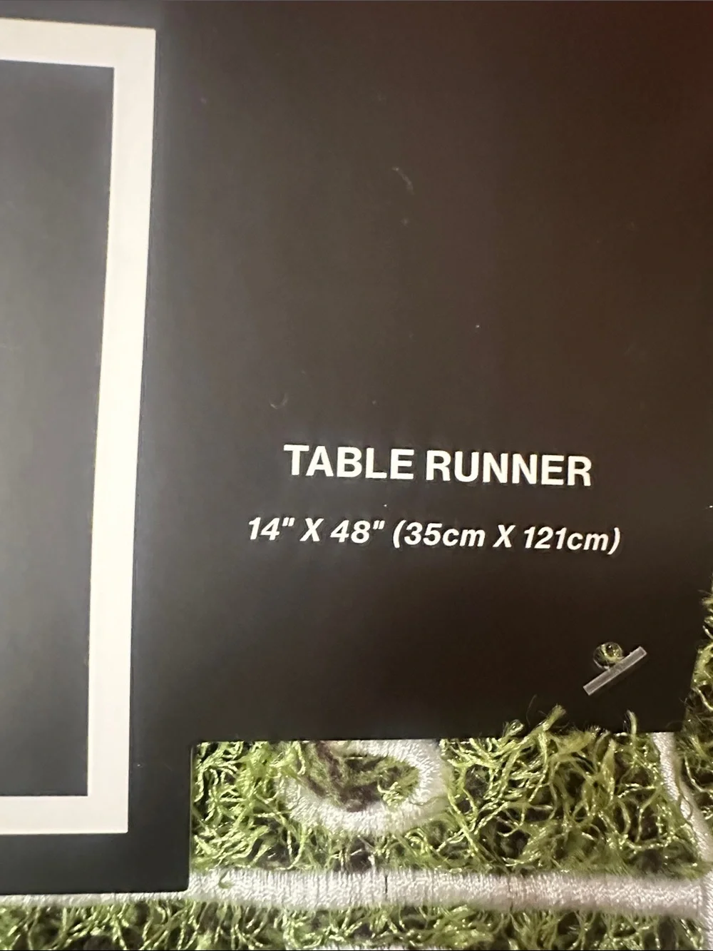 MSX  football textured table runner